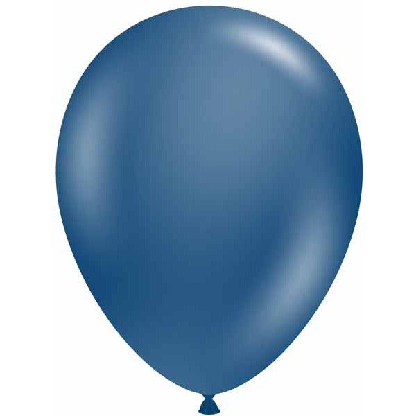 TUFTEX 17-Inch Navy Blue Latex Balloons, 50 Count