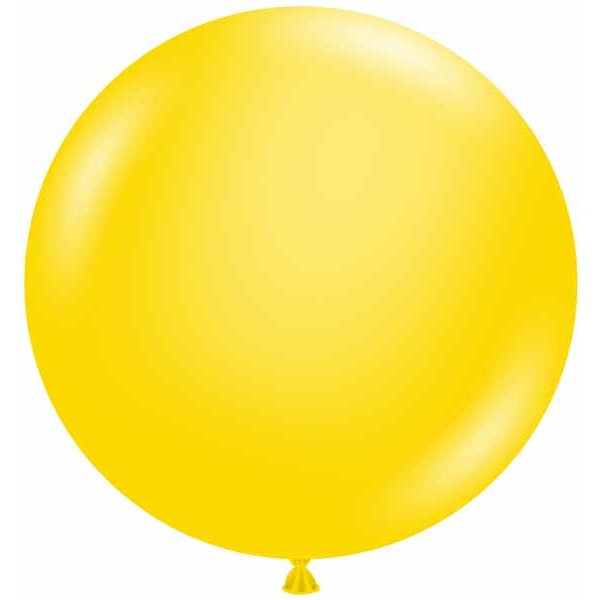 TUFTEX 36-Inch Standard Yellow Latex Balloons, 2-Pack