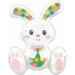20-Inch Sitting Easter Bunny Foil Balloon