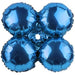 17-Inch Blue Quad Foil Balloon