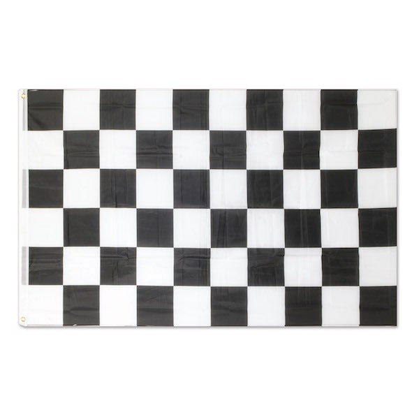 Checkered Racing Flag with 2 Grommets