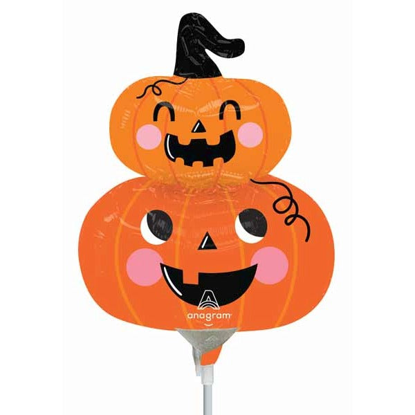 Stack O' Lanterns Mini Shape Halloween Foil Balloon