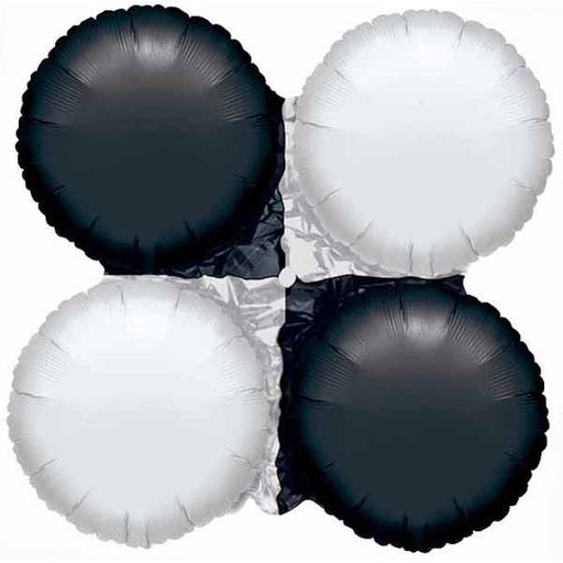 Black & White Small MagicArch Foil Balloon Module
