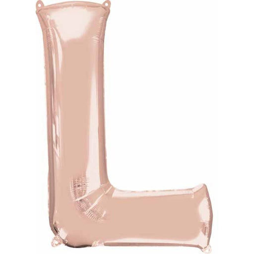 32" Rose Gold Letter L Balloon