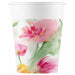 Spring Flowers 7 oz Paper Cups, 8 Pack