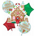 Baking Spirits Christmas Foil Balloon Bouquet