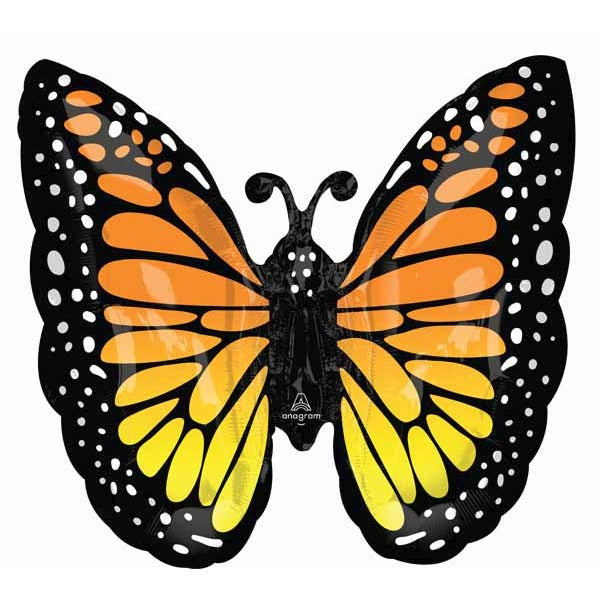 Monarch Butterfly 25-Inch Shaped Foil Balloon
