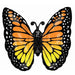 Monarch Butterfly 25-Inch Shaped Foil Balloon