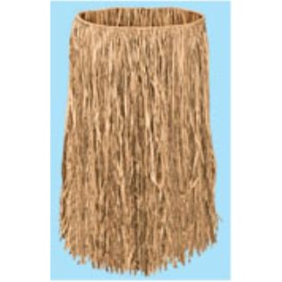 Natural Raffia Adult Hula Skirt, 31" x 28"