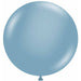 TUFTEX 24-Inch Blue Slate Latex Balloons, 25 Count