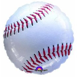 Championship Baseball 18-Inch Round Foil Balloon