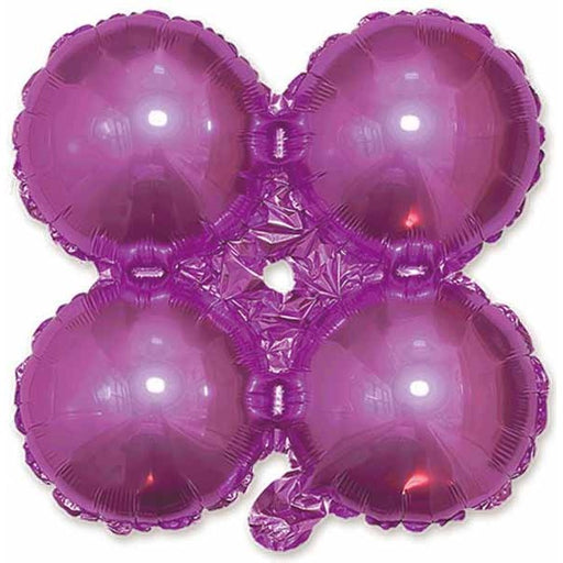12 Inch Pink Quad Arch Foil Balloon