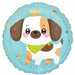 Kawaii Puppy 18-Inch Round Foil Balloon
