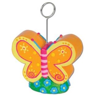 Butterfly Photo & Balloon Holder, 6 oz