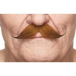 Auburn Hook Moustache, 11.5 x 4 cm