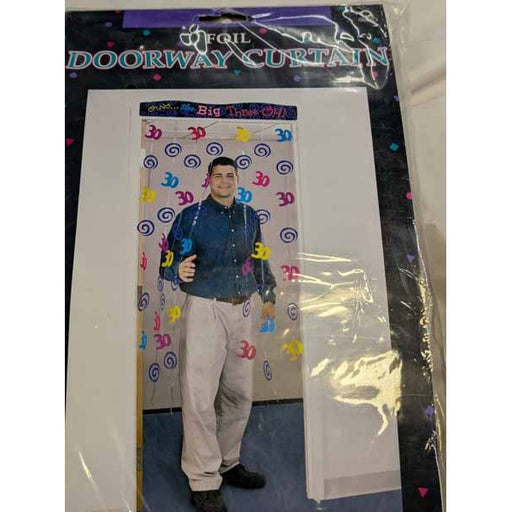 Oh No... The Big 30 Birthday Door Curtain