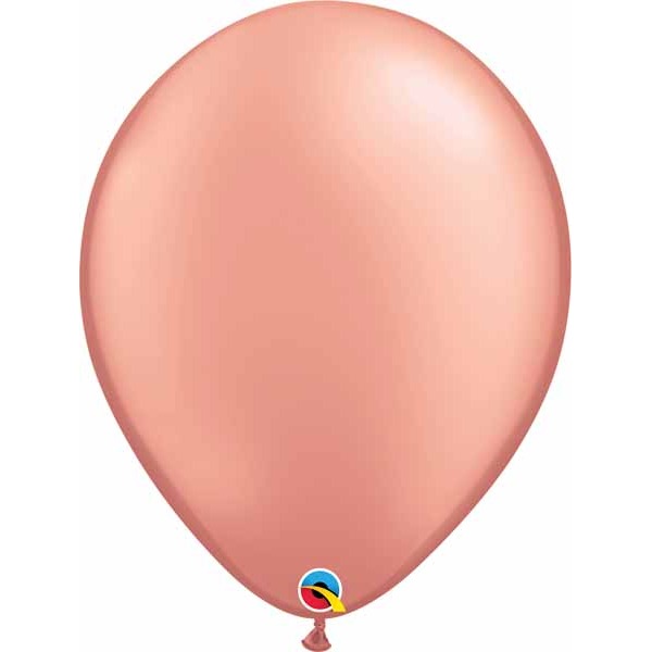 Qualatex 16-Inch Rose Gold Latex Balloons, 50 Count