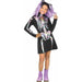 Holographic Skeleton Child Costume, Size 8/10