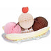 Tissue Banana Split Decoration, 6.5 Inch