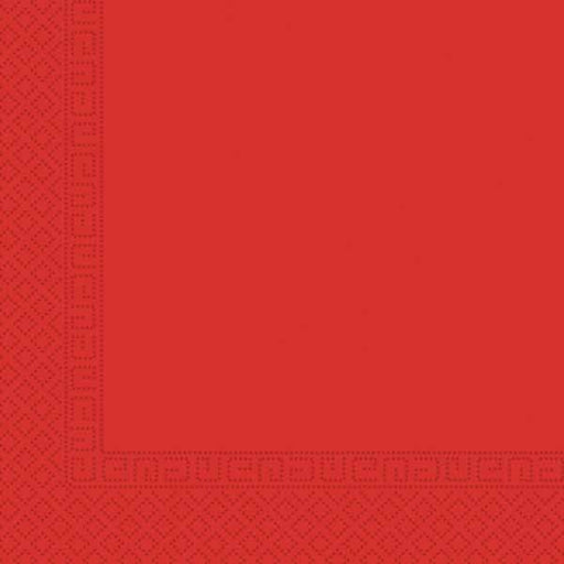Solid Red 3-Ply Luncheon Napkins, 20 Count