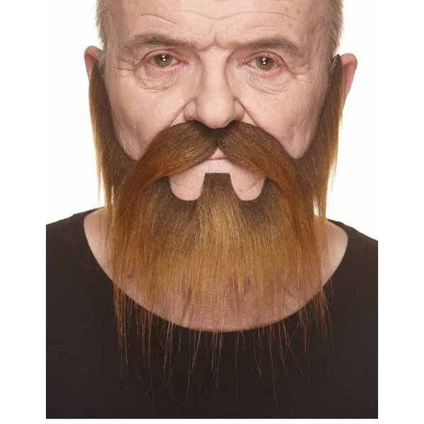 Medium Brown Costume Beard, 9.8 x 7.4 cm