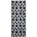 STAR GLEAM CURTAIN BK&SR 8'X3'