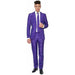 Suitmeister Men's Solid Purple Suit, Medium