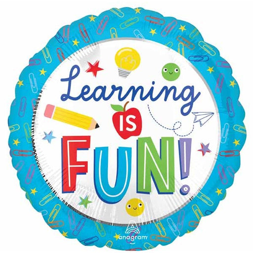Back to School 18" Round Foil Balloon