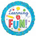 Back to School 18" Round Foil Balloon