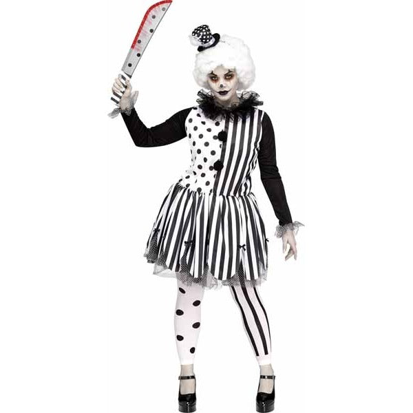 Adult Plus Size Killer Clown Costume, XXL (22W-24W)