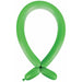 Anagram Festive Green 260 Modelling Latex Balloons, 100 Count