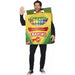 Crayola Crayon Box Adult Tunic Costume, One Size
