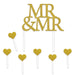 Mr & Mr Wedding Cake Topper, 1 Count