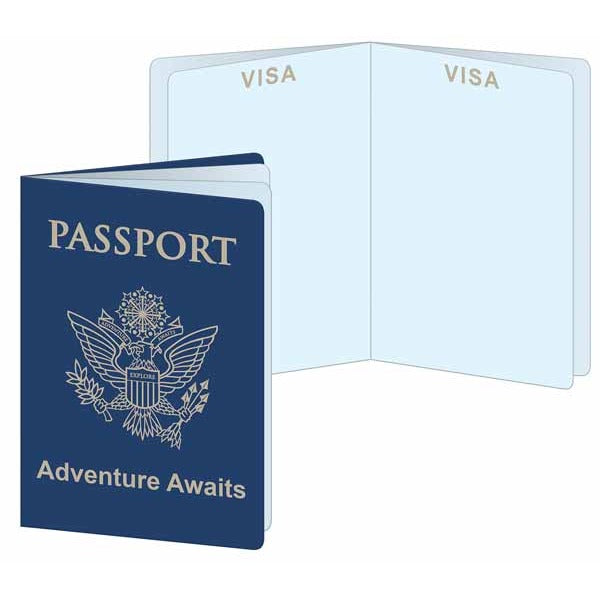 Around the World Passport Party Favors