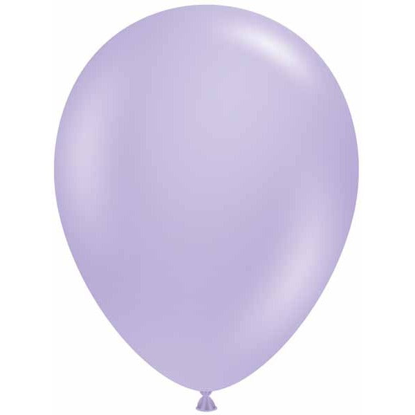 TUFTEX 5 Inch Blossom Lilac Latex Balloons, 50 Pack