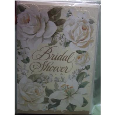 Cherish Bouquet Bridal Shower Invitations, 8 Pack