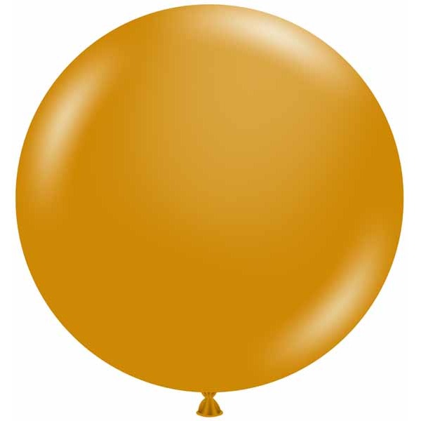 TUFTEX 36-Inch Metallic Gold Latex Balloons, 2-Pack