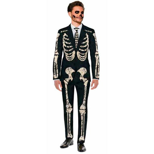 SUITMEISTER LARGE SKELETON GRUNGE BK
