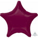 19-Inch Berry Star Foil Balloon