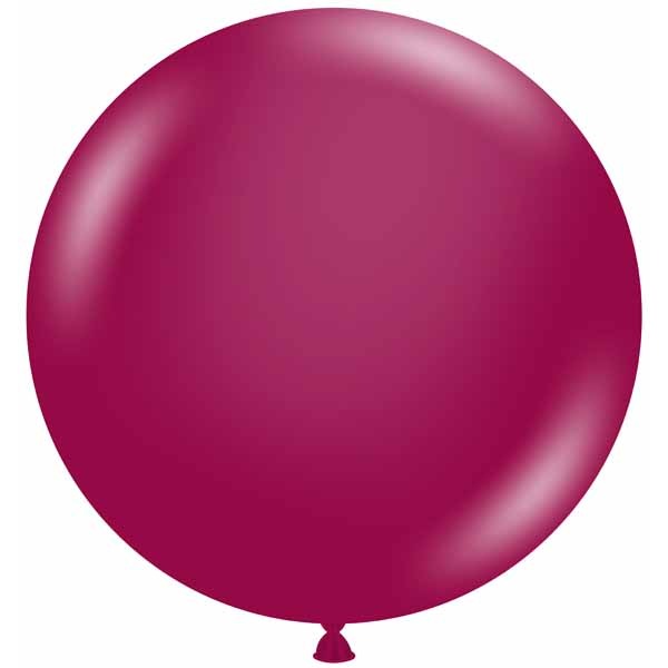 TUFTEX 36-Inch Burgundy Latex Balloons, 2-Pack