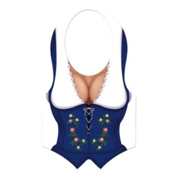 Plastic Fraulein Vest for Oktoberfest