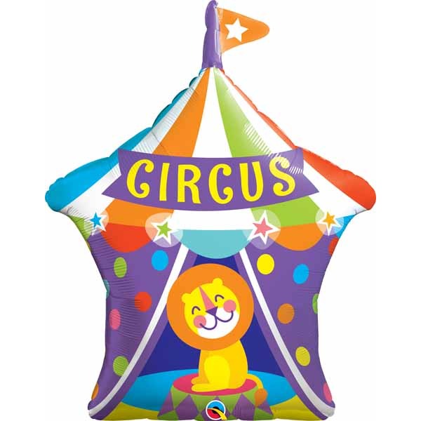 Big Top Circus Lion 36-Inch Foil Balloon