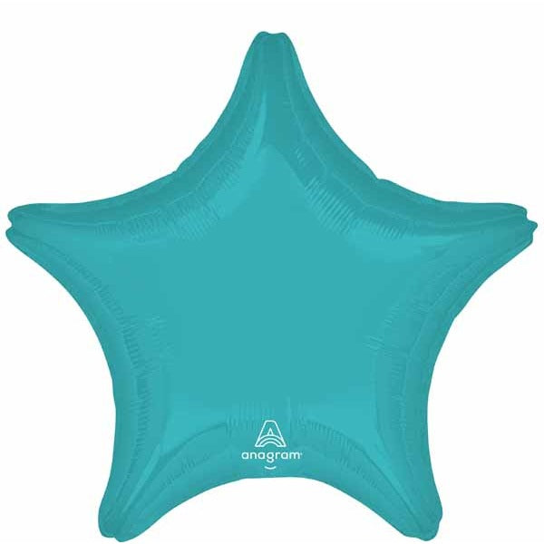 Vibrant Blue 19-Inch Star Foil Balloon