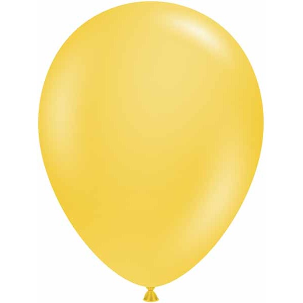 TUFTEX 17-Inch Goldenrod Latex Balloons, 50 Count