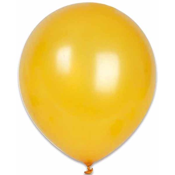 Trico Gold 12-Inch Latex Balloons, 100 Pack