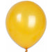 Trico Gold 12-Inch Latex Balloons, 50 Pack