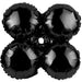 17-Inch Black Quad Foil Balloon