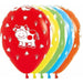 Sempertex Farm Animals Assorted 11-Inch Latex Balloons, 50 Count