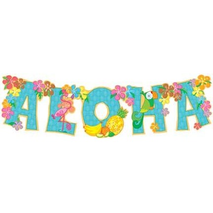 33-Inch Aloha Streamer for Luau Parties