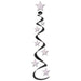 STAR SWIRLS (3 PK) BLACK AND SILVER 30"